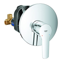 GROHE QUICKFIX Start Einhebel-Duscharmatur zur Wandmontage Chrom