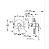 GROHE QUICKFIX Start Einhebel-Duscharmatur zur Wandmontage Chrom
