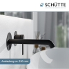 Schütte Los Angeles Wandarmatur für Waschtisch Schwarz
