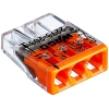 Kopp Wago COMPACT connection box terminal, 3-wire, 0.5-2.5 mm², set 72 pcs