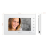 Bticino 335253 - WiFi video intercom with additional internal 2-wire monitor, 7" display, touchscreen, app control, second screen for residential buildings