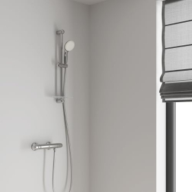 Grohe Essence - Duscharmatur mit Wandmontagesystem, integriertem Rückschlagventil 