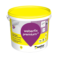 Weberfix Premium - Fliesenkleber, 5 kg, weiß, für Bad- und Küchenwände