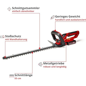Einhell GC-CH 1855/1 Li Kit Power