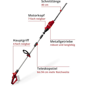 Аккумуляторный телескопический кусторез Einhell GE-HH 18/45 Li T