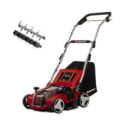 Escarificador inalámbrico Einhell GE-SA 36 Li de 35 cm, sin escobillas, con recogedor de césped de 28 L