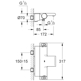 Grohe - termostato para bañera y ducha