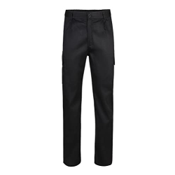 Velilla multi-pocket work trousers, black