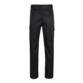 Velilla multi-pocket work trousers, black
