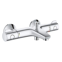 Термостатический смеситель для ванной и душа Grohe Grohtherm 800, настенный монтаж