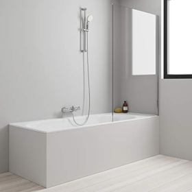 Термостатический смеситель для ванной и душа Grohe Grohtherm 800, настенный монтаж 