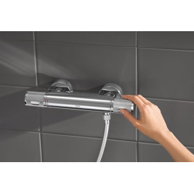Mezclador termostático de ducha GROHE Precision Feel, ahorro de agua, anti-escaldaduras