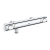 GROHE Precision Flow thermostatic shower mixer for wall mounting, chrome