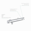GROHE Precision Flow thermostatic shower mixer for wall mounting, chrome