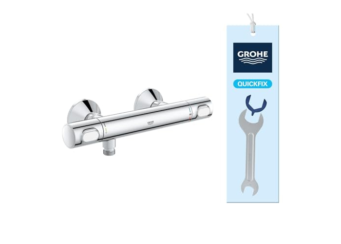 GROHE Precision Flow Duscharmatur Thermostat Chrom 34840000 GROHE Precision Flow Duscharmatur Thermostat Chrom 34840000