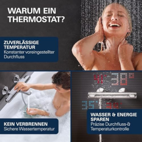 Термостат для душевого смесителя GROHE Precision Flow, хромированный, 34840000 