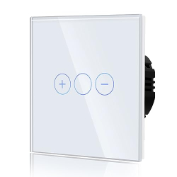 BSEED Dimmer-Wandschalter, ausgewogenes Glaspanel, funktioniert mit dimmbaren LED-Leuchten