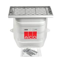 ACO вентиляционный шахт 40×40 без напольного люка с решёткой