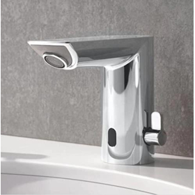 GROHE Bau Cosmopolitan E infrared basin mixer, automatic flush