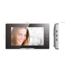 LEGRAND EASYKIT Plus 2-wire video door intercom, 7 monitors – stainless steel