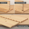 wolfcraft universal dowel set for precise wood joints with drill and stop