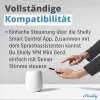 Shelly 13:00 Mini Gen3 | Interruptor de relé inteligente WLAN y Bluetooth 1 canal 8A con medición de corriente | Interruptor de luz oculto | Compatible con Alexa y Google Home | aplicación iOS para Android