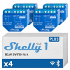 Shelly Plus 1 | WiFi & Bluetooth Smart Relay Switch | Heimautomatisierung | Alexa & Google Home kompatibel | iOS Android App, kein Hub erforderlich