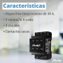 Shelly Pro 3 | Interruptor inteligente de relé con contactos secos | 3 canales - 48A | WLAN, LAN y Bluetooth | Montaje en carril DIN | Compatible con Alexa y Google Home | Aplicación para iOS y Android