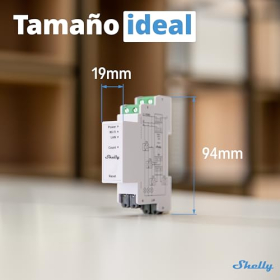 Shelly Pro 3EM (120 A) - Three-phase wireless energy meter