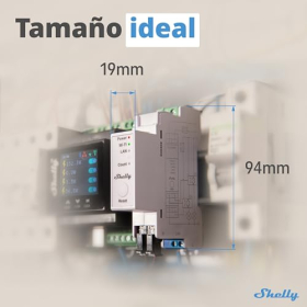 Shelly Pro EM 50A Energiemesser, WLAN/LAN/Bluetooth, 2-Kanal, DIN-Schiene 