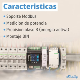 Shelly Pro EM 50A Energiemesser, WLAN/LAN/Bluetooth, 2-Kanal, DIN-Schiene