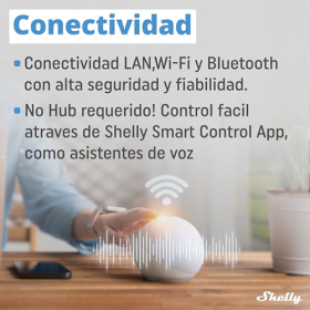Shelly Pro EM 50A Energiemesser, WLAN/LAN/Bluetooth, 2-Kanal, DIN-Schiene