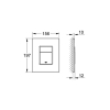 Grohe - Toilettenknopf
