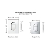 GROHE 38844000 - Double flush button