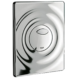 GROHE Surf WC flush plate, wall-mounted, stainless steel