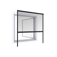 Windhager Rollos Mosquitera, Aluminiumrahmen, Kürzbar, 160x160 cm 