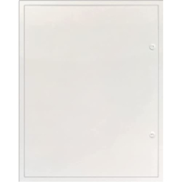 Puerta de inspección Primus blanca de 600 x 1000 mm con cerradura cuadrada.