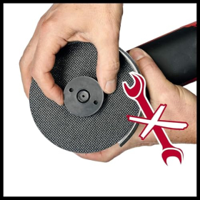 Einhell TE-AG 125/1010 CE Q, amoladora angular Ø125mm, 1010W, acoplamiento rápido, sin disco de corte