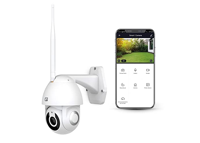 Garza Smart – 360° Außenkamera WiFi, 1080P HD, Nachtsicht Garza Smart – 360° Außenkamera WiFi, 1080P HD, Nachtsicht