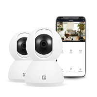 Garza Smart WiFi Indoor Camera 360° with Motion Detection & Night Vision