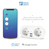 Garza Smart WLAN Steckdose mit 2 USB-Ports & Energie-Messung