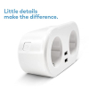 Garza Smart WLAN Steckdose mit 2 USB-Ports & Energie-Messung