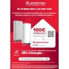 Плоский многопозиционный водонагреватель Ariston Velis Evo Dune Dry WiFi объемом 65 л с защитой от накипи
