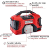 Гибридный компрессор Einhell Pressito 18V PXC, комплект из 3 предметов, без аккумулятора и зарядного устройства