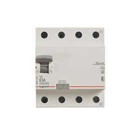 Disyuntor automático - Legrand 402076 RX3 fi 63 A 4P 30 mA a
