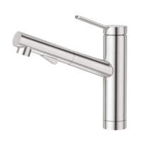 Grifo de cocina CREA con rociador extraíble, acero inoxidable.