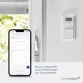 Homematic IP HmIP-BWTH: Termostato inalámbrico inteligente para un clima agradable