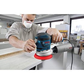 Bosch Professional GEX 40-150 Random Orbit Sander, 150 mm, Dust Extraction, L-BOXX 238