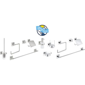 GROHE Start Cube towel ring, chrome, for gluing or drilling