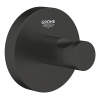 GROHE Start wall hook for shower accessories, no drilling required, black, concealed fixing